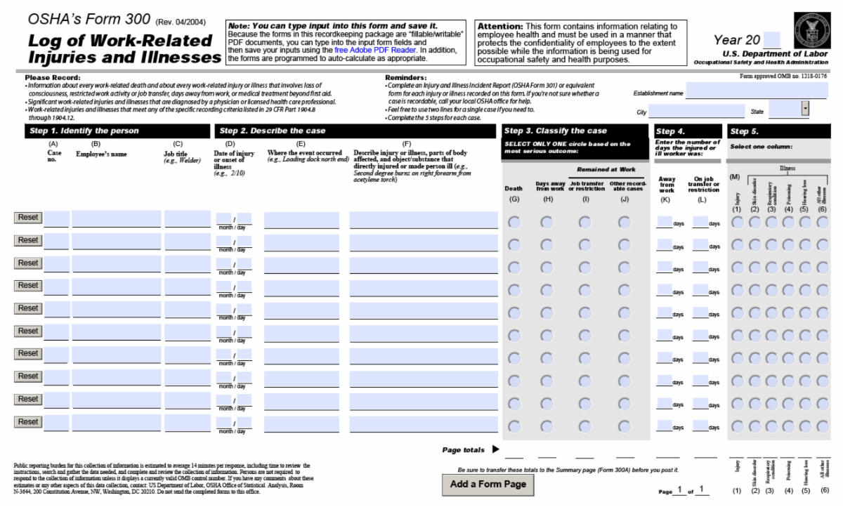 OSHA Reporting Deadline March 2, 2020 (Next Monday!) Safety and Risk