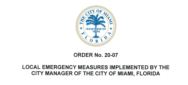 City of Miami Order To Wear Masks On Construction Sites
