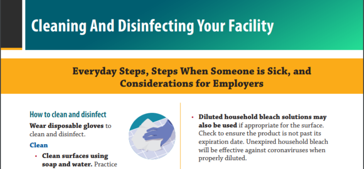 Disinfecting Facilities and Construction Sites